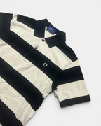 BEIGE/BLACK FRED PERRY POLOSHIRT
