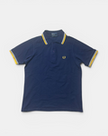 BLUE/ORANGE FRED PERRY POLOSHIRT