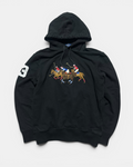 BLACK POLO RALPH LAUREN BIG PONY HOODIE
