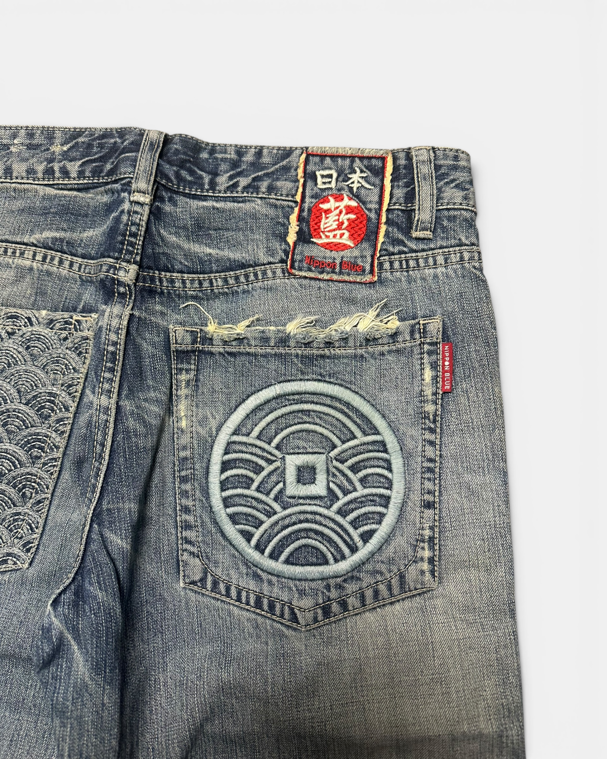 BLUE VINTAGE JAPANESE STYLE DENIM JEANS