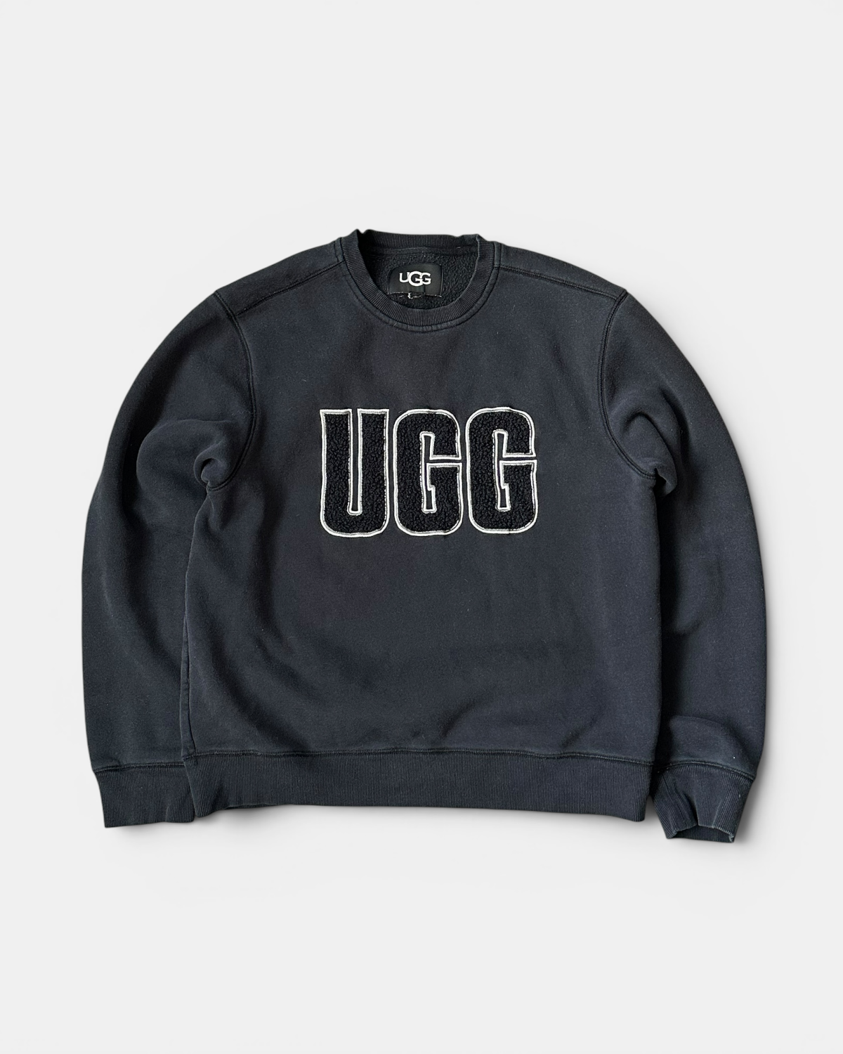 BLACK VINTAGE UGG SWEATSHIRT KNIT