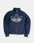 NAVY/WHITE ADIDAS RETRO FIREBIRD ZIP SWEATSHIRT