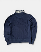 NAVY/WHITE ADIDAS RETRO FIREBIRD ZIP SWEATSHIRT