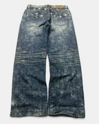 BLUE VINTAGE JAPANESE STYLE DENIM JEANS