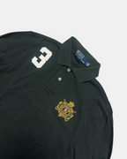 BLACK/WHITE POLO RALPH LAUREN BIG PONY LONGSLEEVE