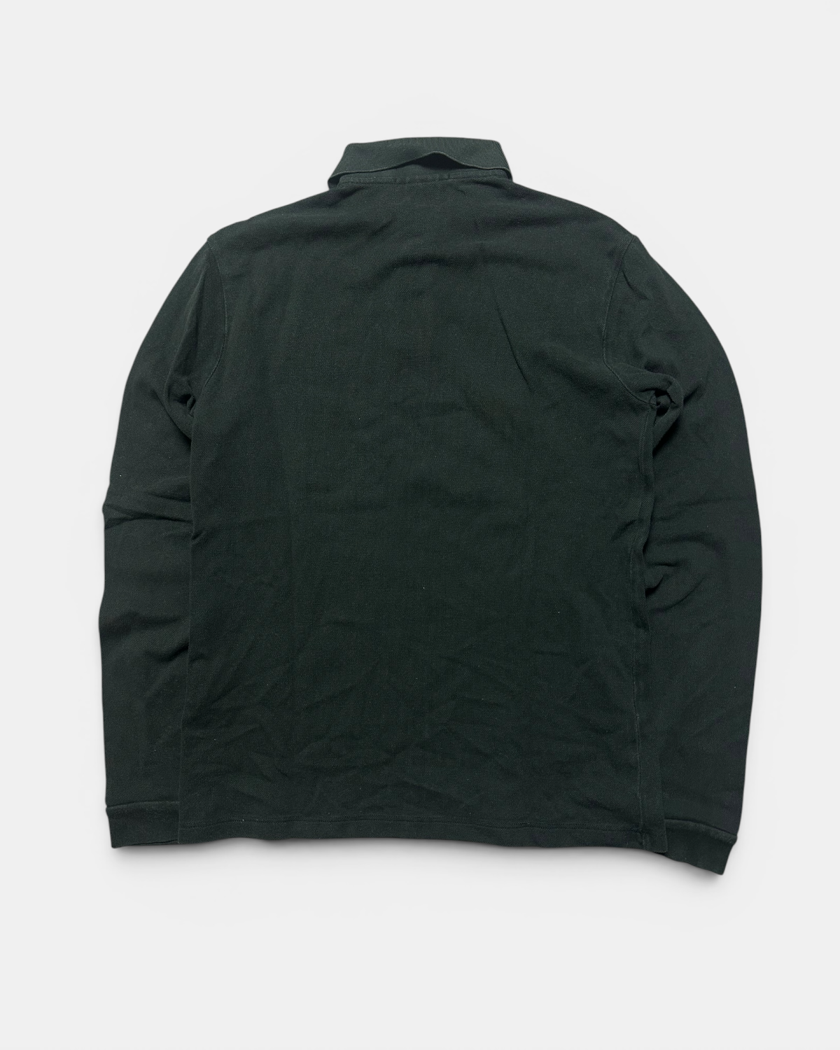 BLACK/WHITE POLO RALPH LAUREN BIG PONY LONGSLEEVE