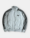 GREY/BLUE VINTAGE ADIDAS RETRO FIREBIRD TRACKJACKET