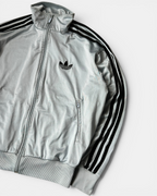 GREY/BLUE VINTAGE ADIDAS RETRO FIREBIRD TRACKJACKET