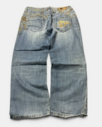 BLUE VINTAGE JAPANESE STYLE DENIM JEANS