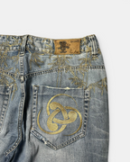 BLUE VINTAGE JAPANESE STYLE DENIM JEANS