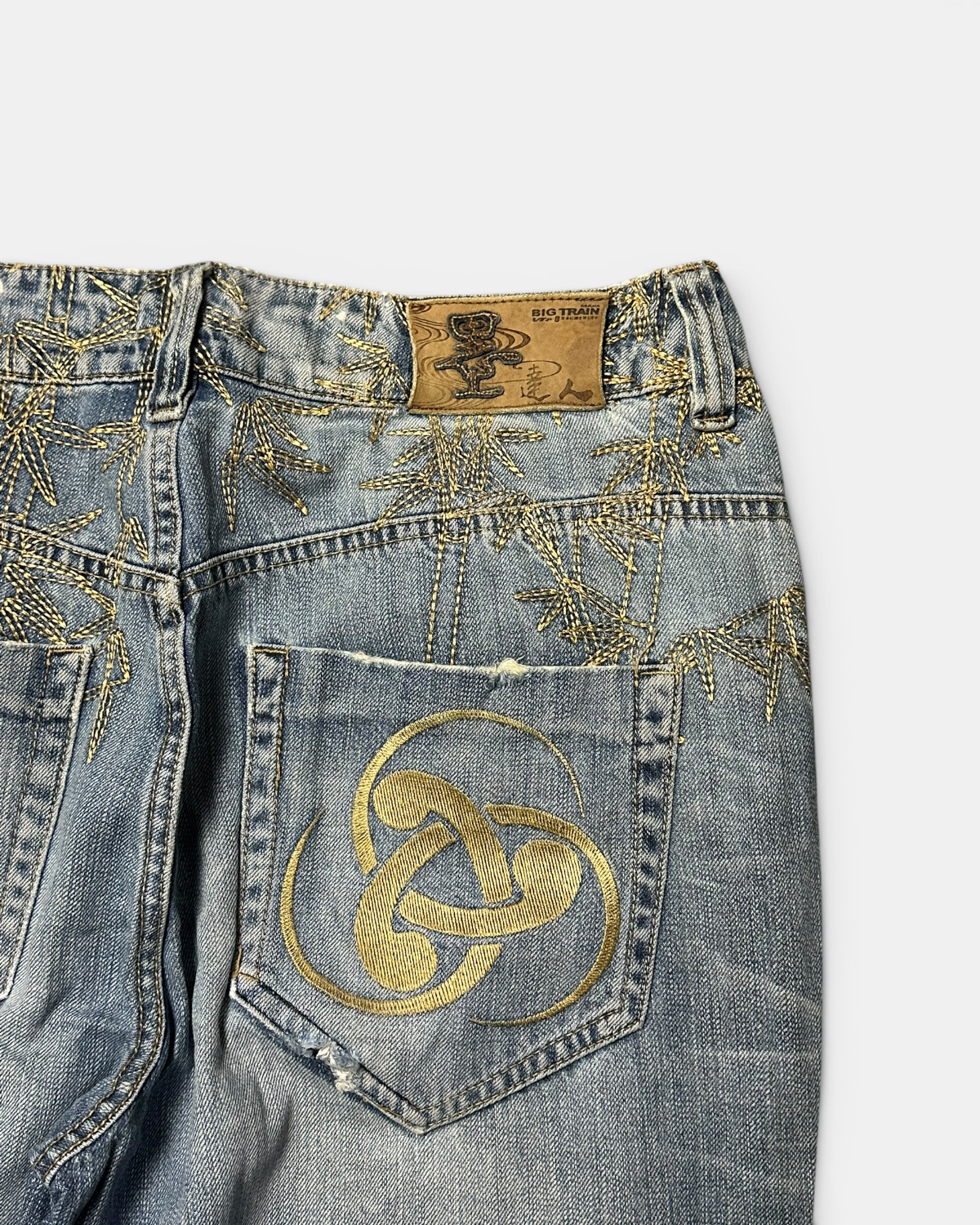 BLUE VINTAGE JAPANESE STYLE DENIM JEANS