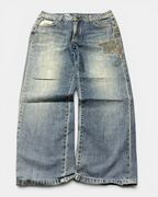 BLUE VINTAGE JAPANESE STYLE DENIM JEANS
