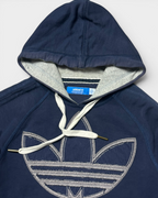 BLUE VINTAGE ADIDAS RETRO FIREBIRD STICHED HOODIE