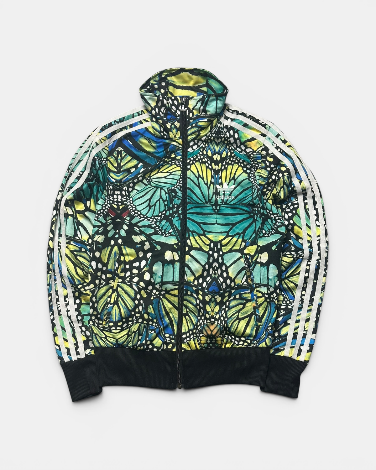COLORFUL VINTAGE ADIDAS RETRO FIREBIRD FLOWERS TRACKJACKET