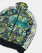 COLORFUL VINTAGE ADIDAS RETRO FIREBIRD FLOWERS TRACKJACKET