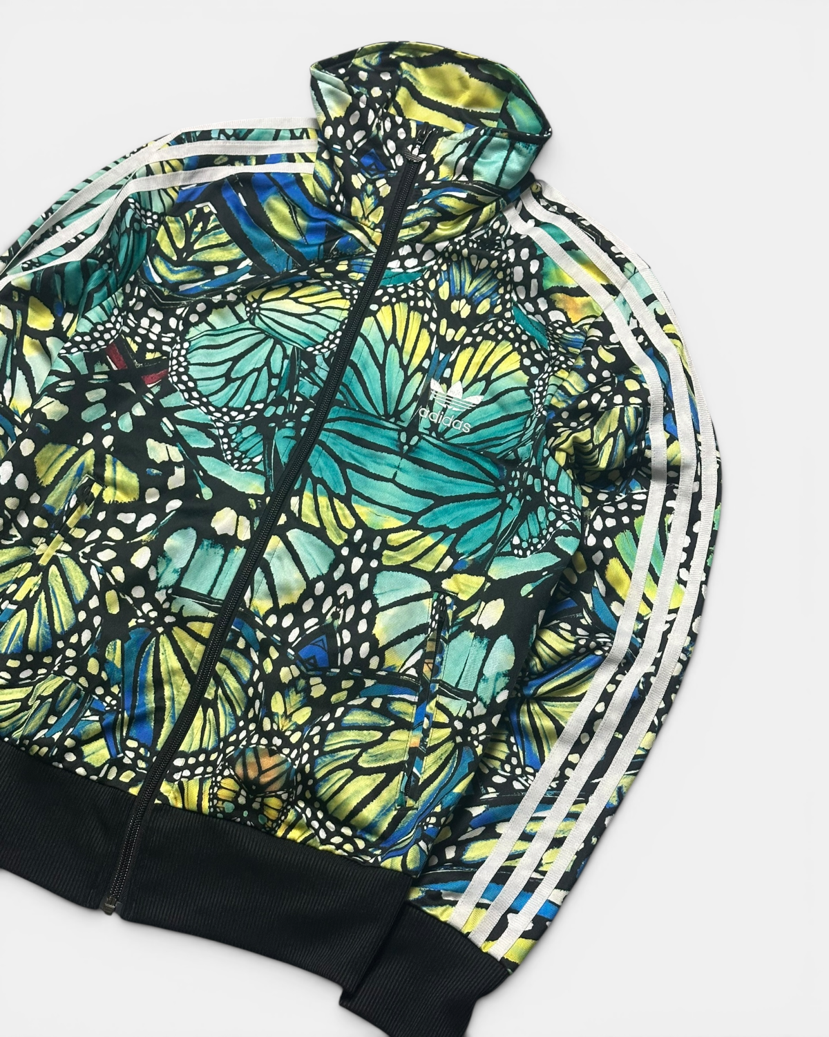 COLORFUL VINTAGE ADIDAS RETRO FIREBIRD FLOWERS TRACKJACKET
