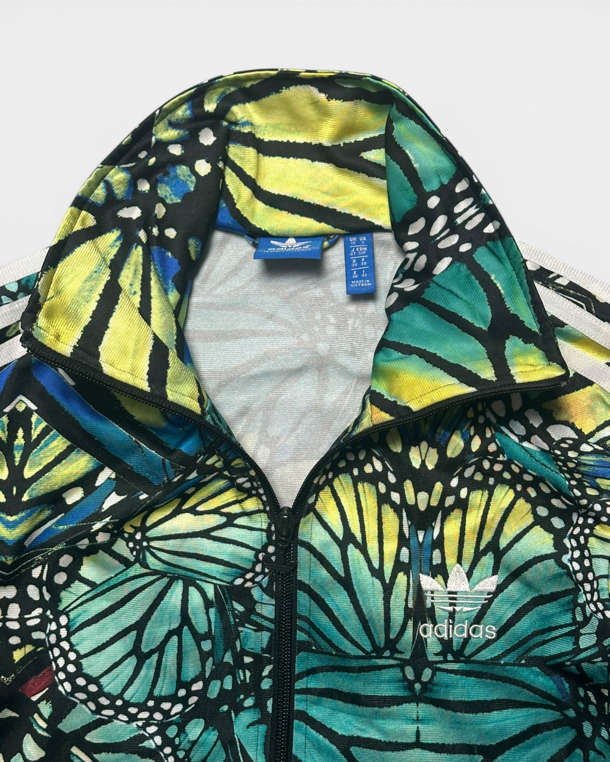 COLORFUL VINTAGE ADIDAS RETRO FIREBIRD FLOWERS TRACKJACKET