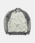 WHITE/GREY VINTAGE ADIDAS RETRO FIREBIRD TRACKJACKET