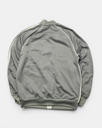WHITE/GREY VINTAGE ADIDAS RETRO FIREBIRD TRACKJACKET