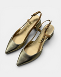 VINTAGE GUESS GOLD SLIPBACKS HEELS (W)