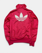 PINK/WHITE ADIDAS RETRO FIREBIRD LIPS TRACKJACKET