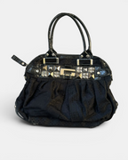 BLACK VINTAGE GUESS BIG BAG Y2K RARE