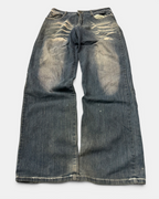 BLUE/GREY VINTAGE JAPANESE STYLE DENIM JEANS