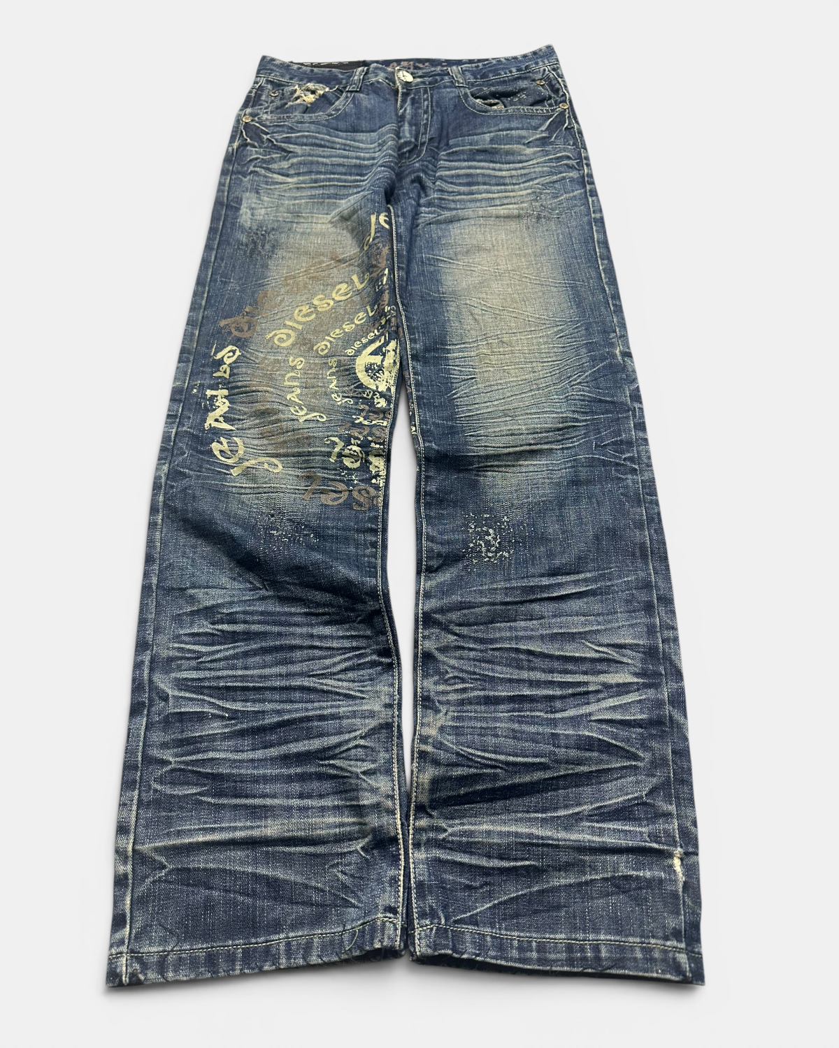BLUE VINTAGE JAPANESE STYLE DENIM JEANS