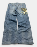 BLUE VINTAGE JAPANESE STYLE DENIM JEANS