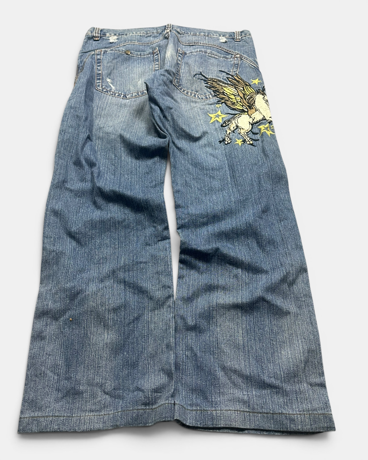 BLUE VINTAGE JAPANESE STYLE DENIM JEANS