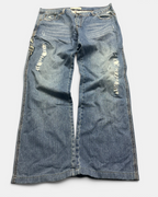 BLUE VINTAGE JAPANESE STYLE DENIM JEANS