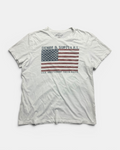 WHITE VINTAGE RALPH LAUREN DENIM & SUPPLY USA T-SHIRT