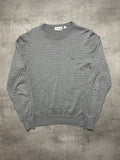 GREY LACOSTE WAFFLE KNIT - M/L