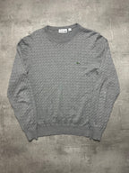 GREY LACOSTE WAFFLE KNIT - M/L
