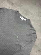 GREY LACOSTE WAFFLE KNIT - M/L