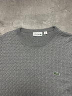 GREY LACOSTE WAFFLE KNIT - M/L