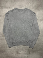 GREY LACOSTE WAFFLE KNIT - M/L