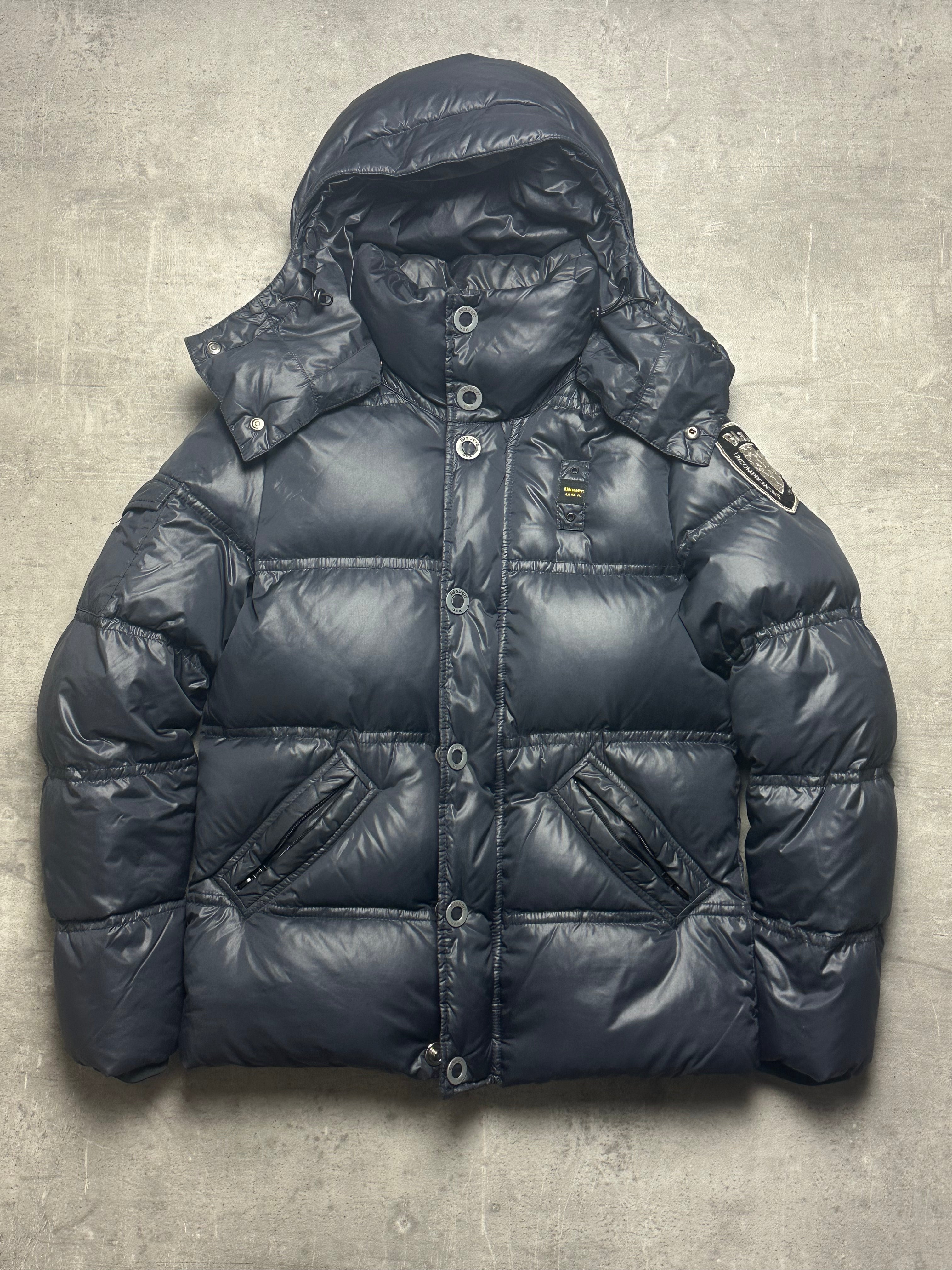 NAVY BLUE USA DOWN PUFFER JACKET - S/M