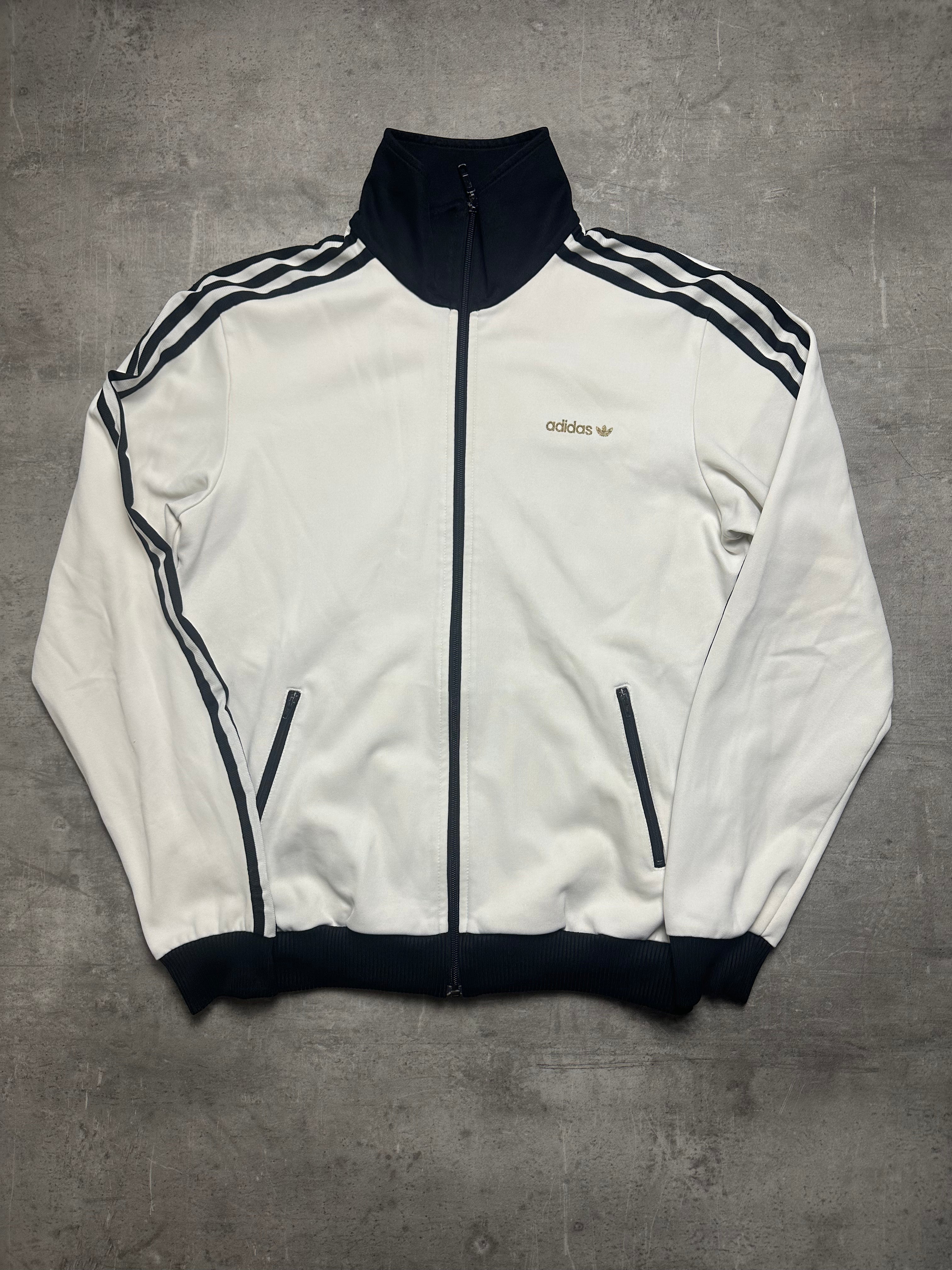 WHITE/BLACK VINTAGE ADIDAS FIREBIRD TRACKJACKET - 2000s - L