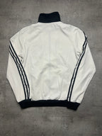 WHITE/BLACK VINTAGE ADIDAS FIREBIRD TRACK JACKET - 2000s - L