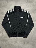 BLACK VINTAGE ADIDAS FIREBIRD TRACK JACKET - 2000s - M/L