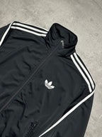 BLACK VINTAGE ADIDAS FIREBIRD TRACK JACKET - 2000s - M/L