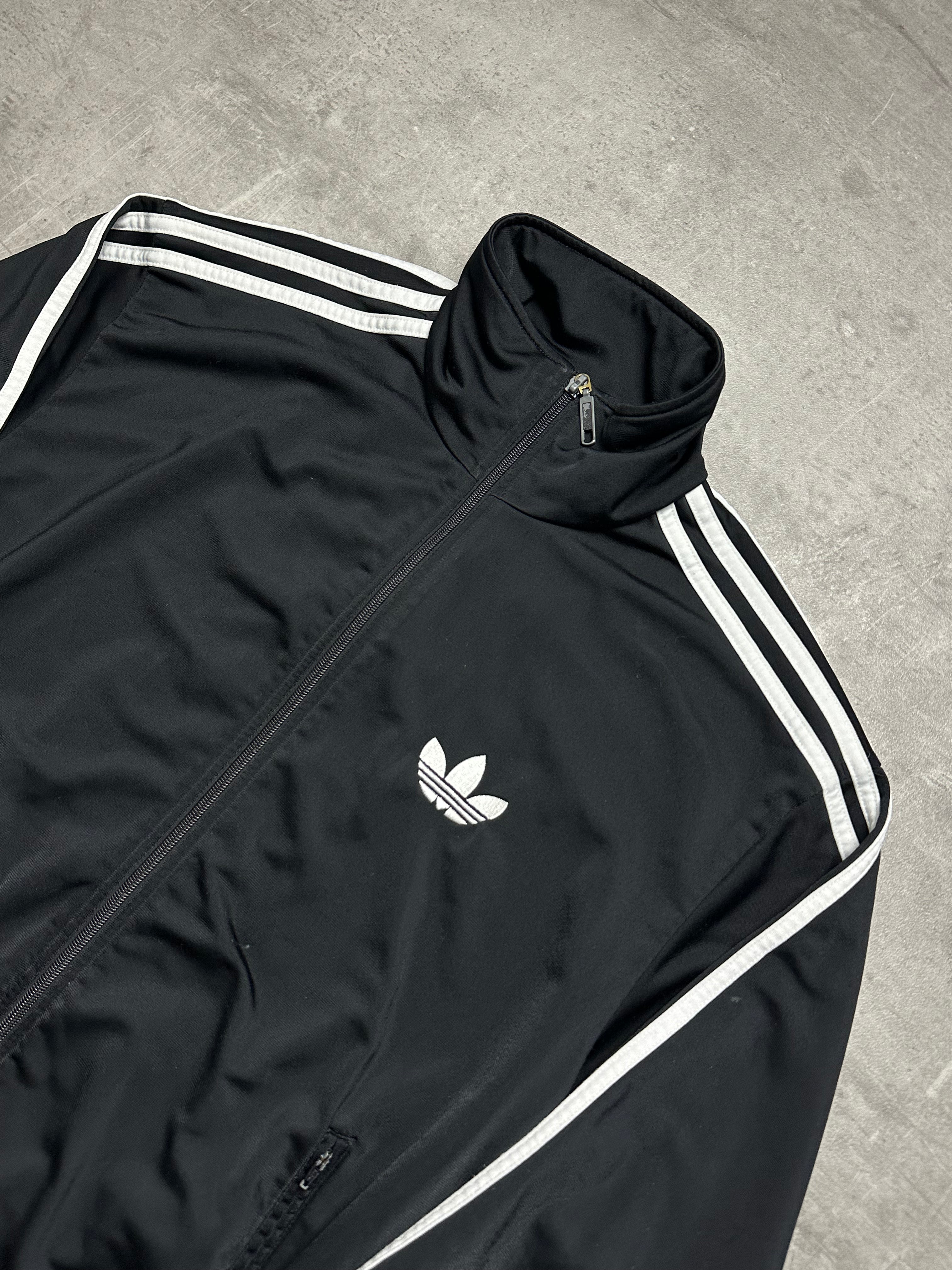 BLACK VINTAGE ADIDAS FIREBIRD TRACK JACKET - 2000s - M/L