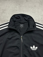 BLACK VINTAGE ADIDAS FIREBIRD TRACK JACKET - 2000s - M/L