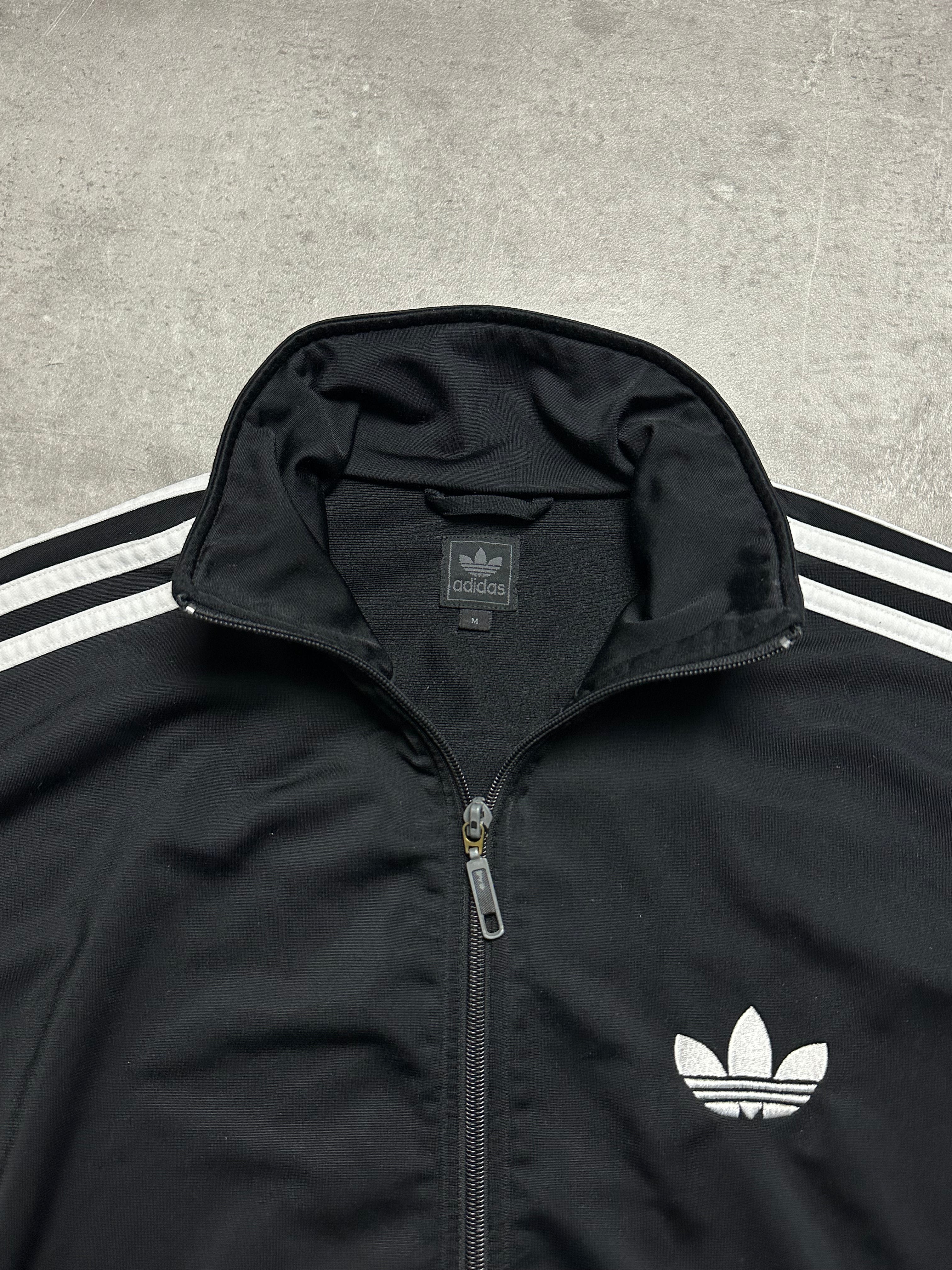BLACK VINTAGE ADIDAS FIREBIRD TRACK JACKET - 2000s - M/L