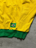 YELLOW/GREEN VINTAGE ADIDAS RIO DE JANEIRO TRACK JACKET VERY RARE - 2000s - L/XL