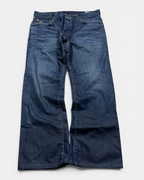 NAVY VINTAGE G-STAR RAW SELVEDGE STRAIGHT BOOTCUT DENIM JEANS