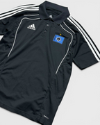 BLACK VINTAGE ADIDAS RETRO HSV POLOSHIRT