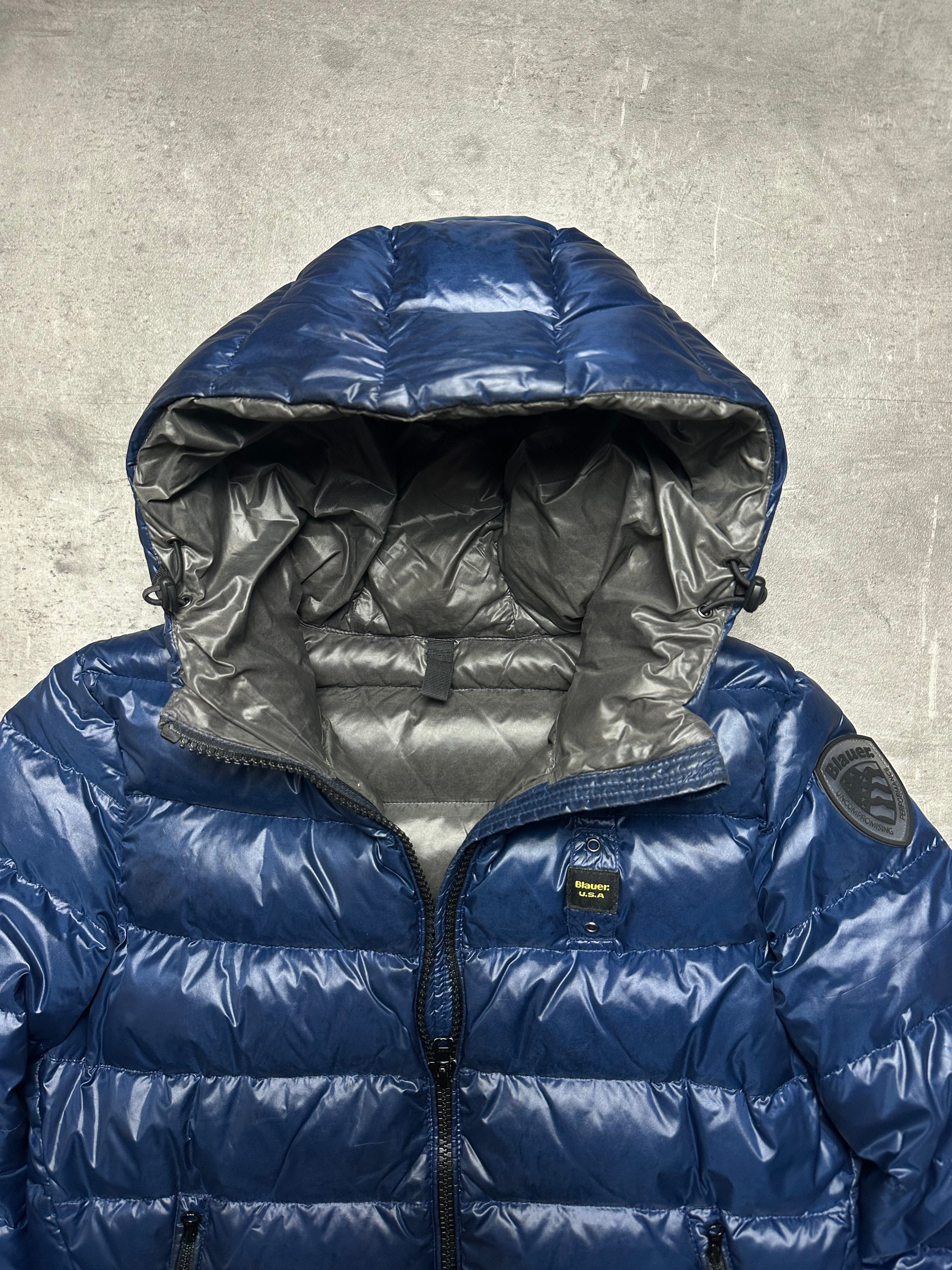 BLUE BLAUER USA DOWN PUFFER JACKET - S/M