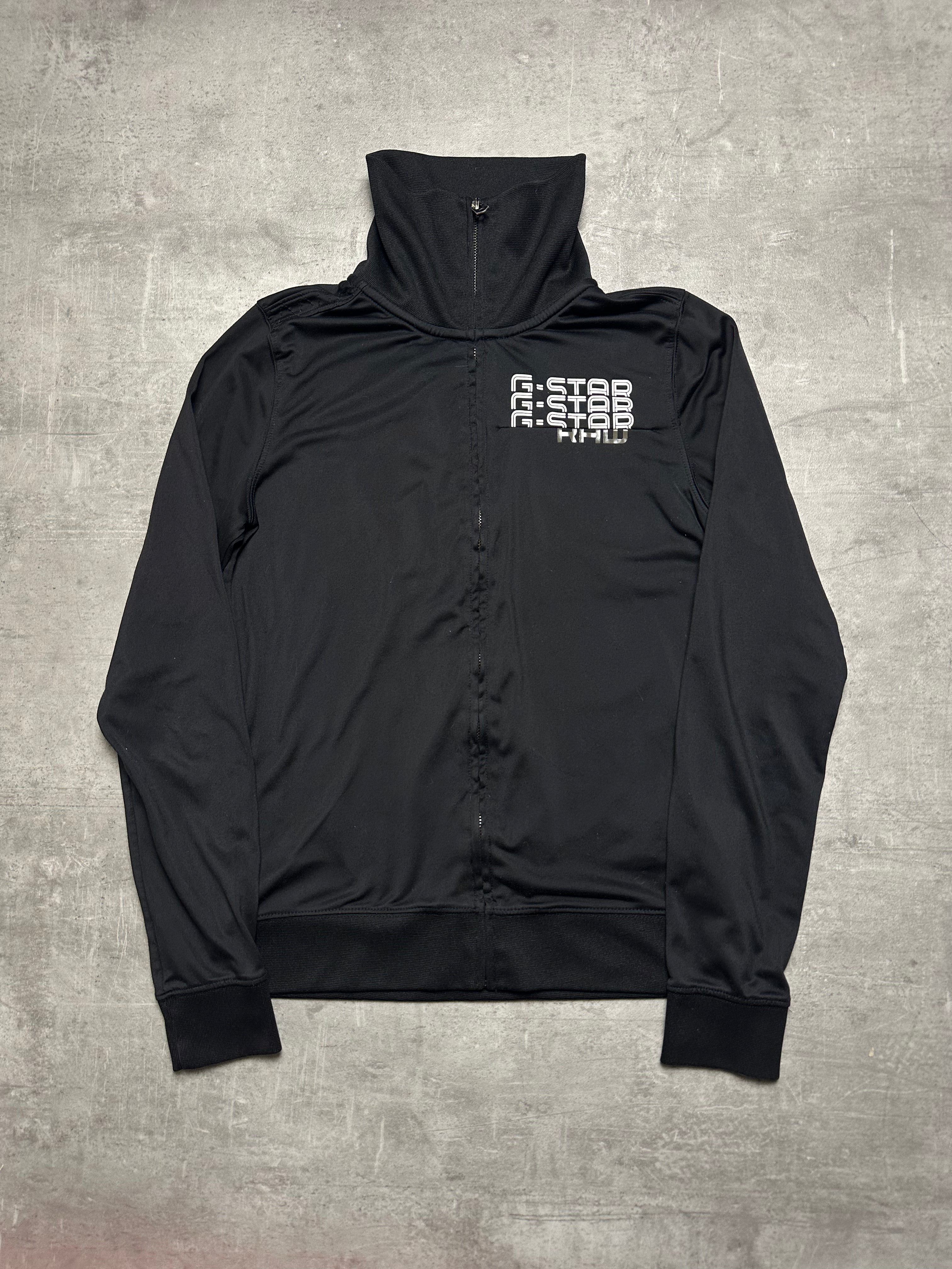 BLACK VINTAGE G-STAR RAW ZIP JACKET - 2000s - S